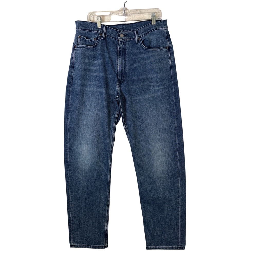 Levis 550 Relaxed Fit Tapered Leg Mens Jeans 36x34 Medium Wash Blue Denim